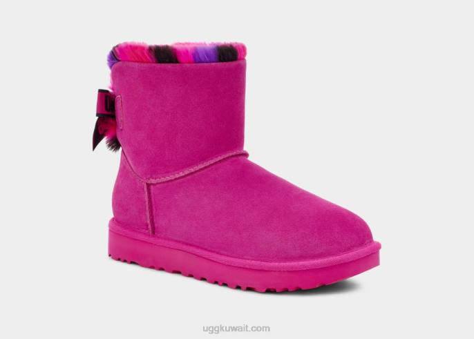 ميني بيلي القوس منقوشة فاسق ارتفع الصخور نحيف UGG 08HB861