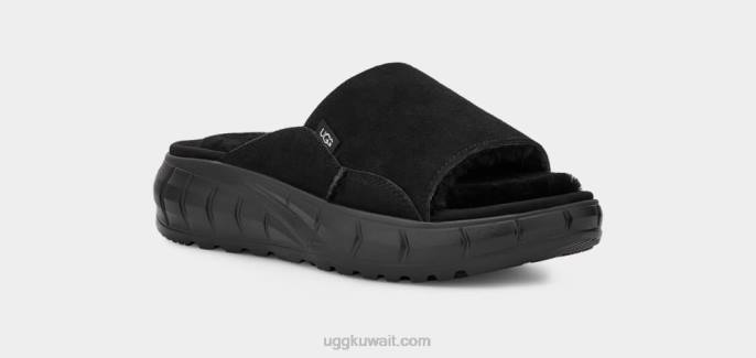 الشريحة الغربية جلد الغزال الأسود نحيف UGG 08HB863