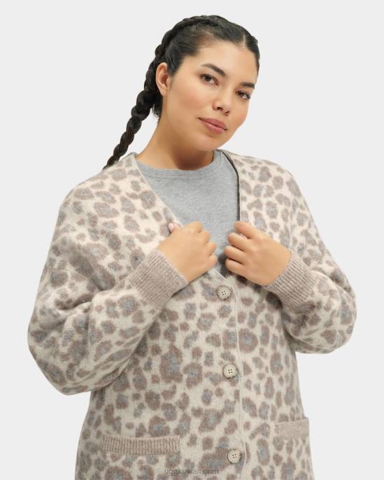 كارديجان تومارا كبير الحجم كريم النمر نحيف UGG 08HB87