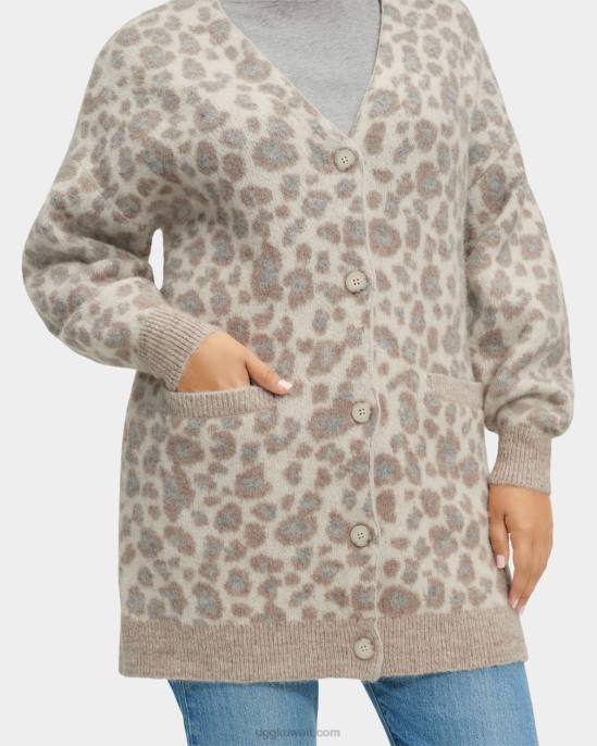 كارديجان تومارا كبير الحجم كريم النمر نحيف UGG 08HB87