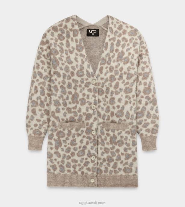 كارديجان تومارا كبير الحجم كريم النمر نحيف UGG 08HB87