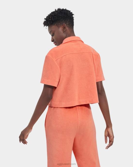 قميص سنية بأكمام قصيرة توهج الشمس نحيف UGG 08HB911