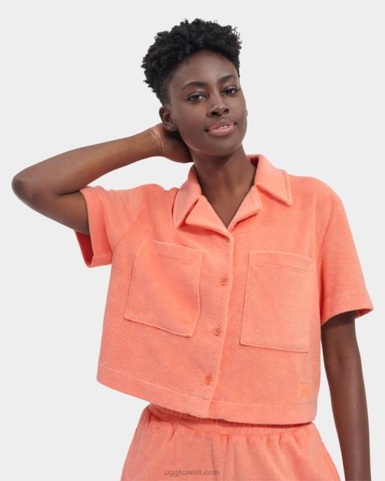 قميص سنية بأكمام قصيرة توهج الشمس نحيف UGG 08HB911
