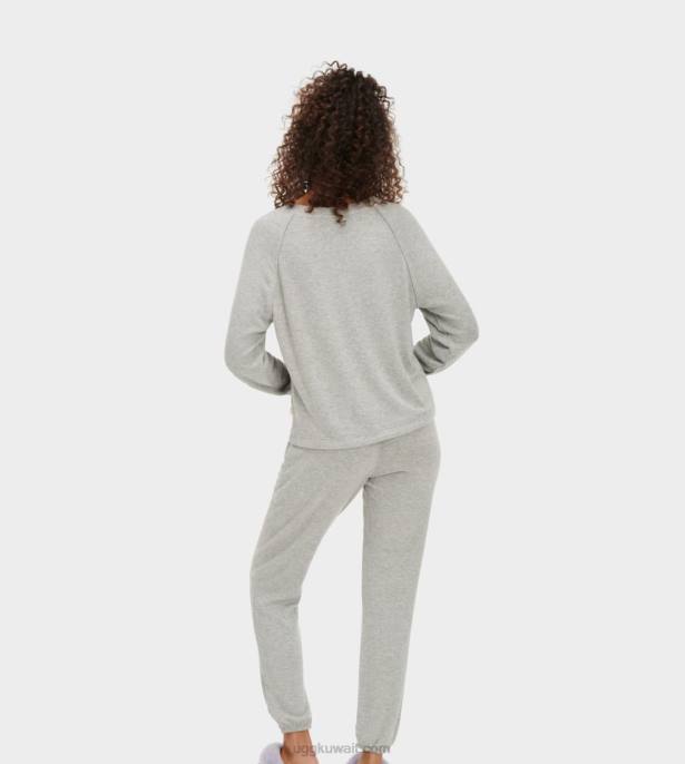 مجموعة الجملون هيذر رمادي نحيف UGG 08HB930