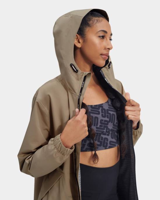 سترة المطر ليان رمادي داكن نحيف UGG 08HB936