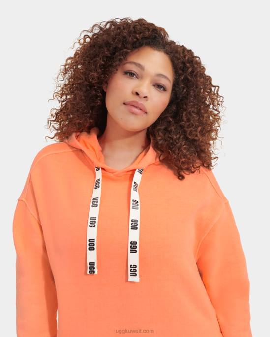 فستان بقلنسوة من aderyn برتقال شيربرت نحيف UGG 08HB1327