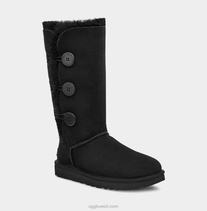 bailey button triplet ii boot أسود نحيف UGG 08HB365