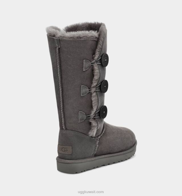 bailey button triplet ii boot رمادي نحيف UGG 08HB366