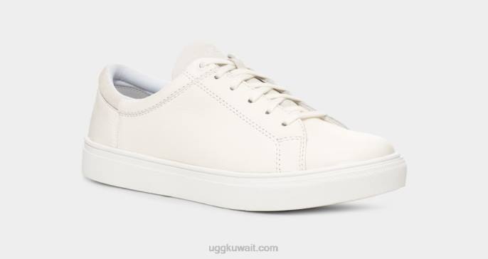 baysider طقس منخفض جلد أبيض رجال UGG 08HB198