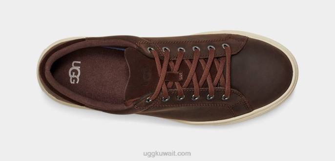 baysider طقس منخفض جلد أشيب رجال UGG 08HB2293