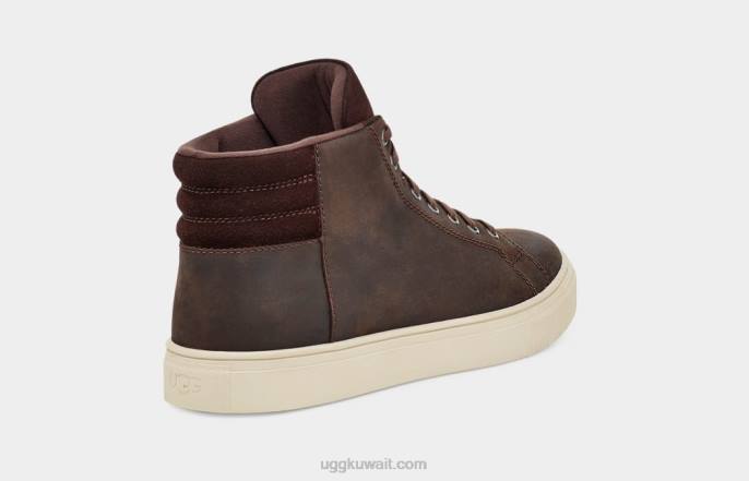 طقس مرتفع baysider جلد أشيب رجال UGG 08HB2298