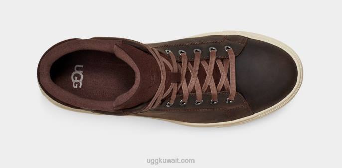 طقس مرتفع baysider جلد أشيب رجال UGG 08HB2298