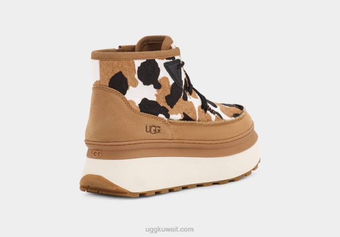 مارين bootie بقرة طباعة كستناء نحيف UGG 08HB78