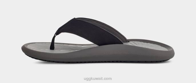 brookside ii فليب قماش أسود رجال UGG 08HB1513