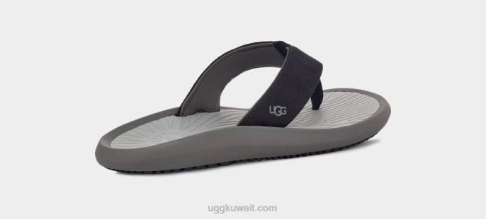 brookside ii فليب قماش أسود رجال UGG 08HB1513