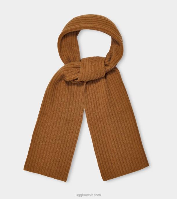 وشاح مضلع متماسك من برايس cammello scuro نحيف UGG 08HB1197