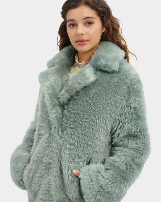 معطف قصير من ليانا chinois الأخضر نحيف UGG 08HB157
