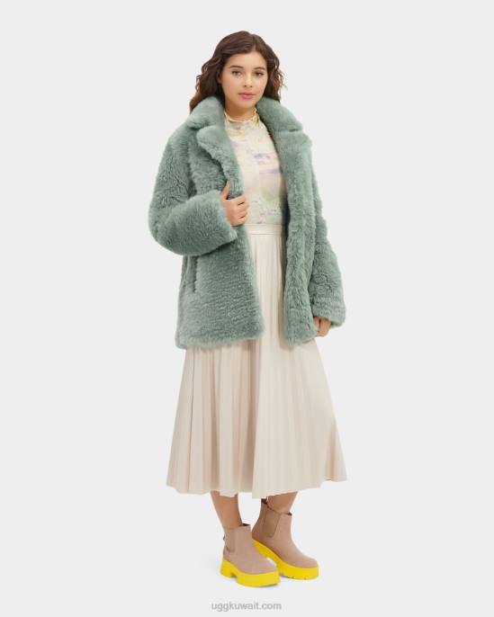 معطف قصير من ليانا chinois الأخضر نحيف UGG 08HB157