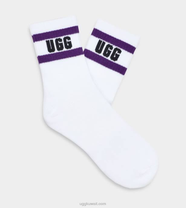 جورب ربع شعار من dierson قذيفة بيضاء / بلح البحر نحيف UGG 08HB32