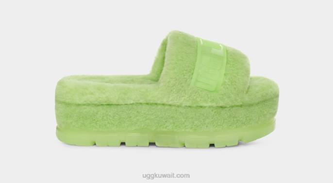 fluffita واضح ببغاء أخضر نحيف UGG 08HB733