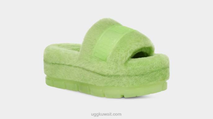 fluffita واضح ببغاء أخضر نحيف UGG 08HB733