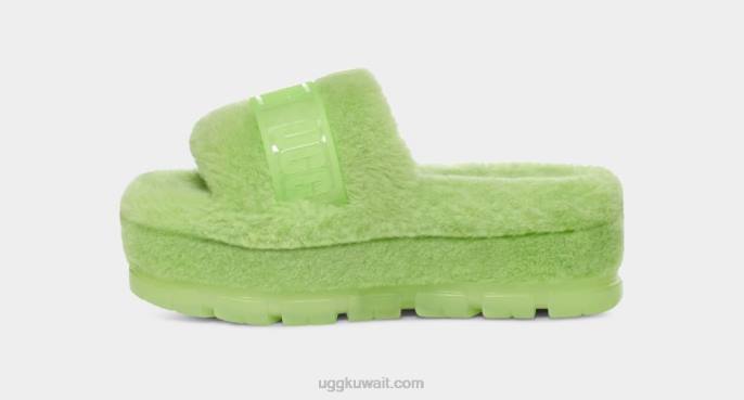 fluffita واضح ببغاء أخضر نحيف UGG 08HB733