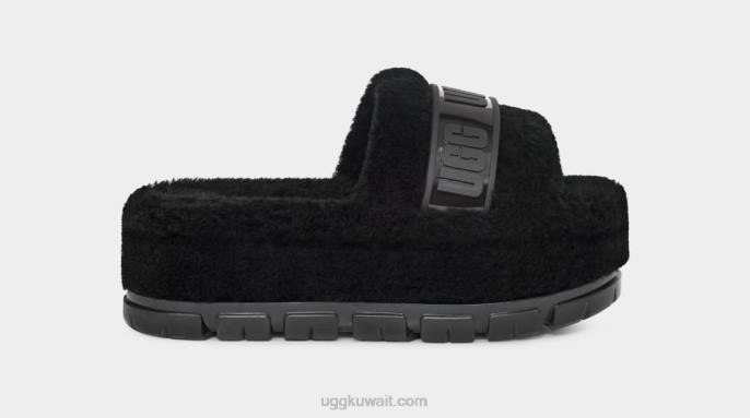 fluffita واضح أسود نحيف UGG 08HB734