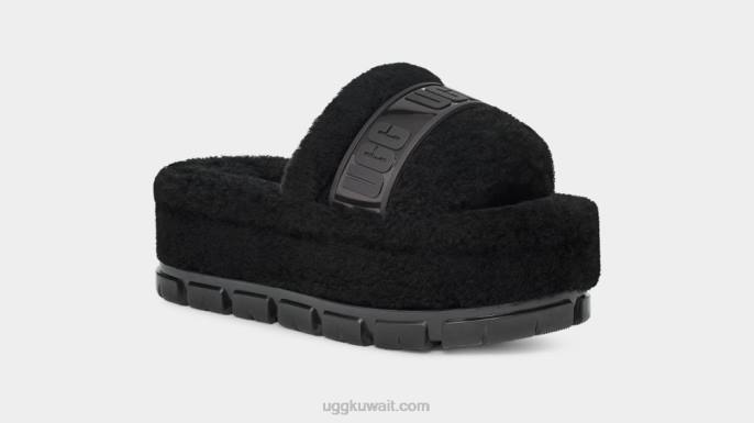fluffita واضح أسود نحيف UGG 08HB734