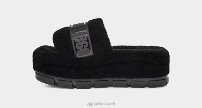 fluffita واضح أسود نحيف UGG 08HB734