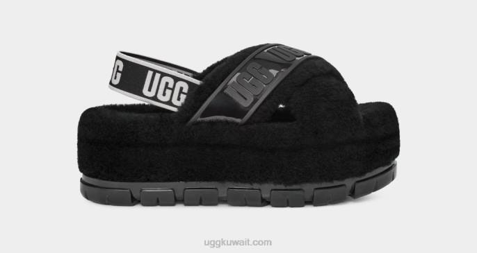 fuzzita واضح أسود نحيف UGG 08HB731