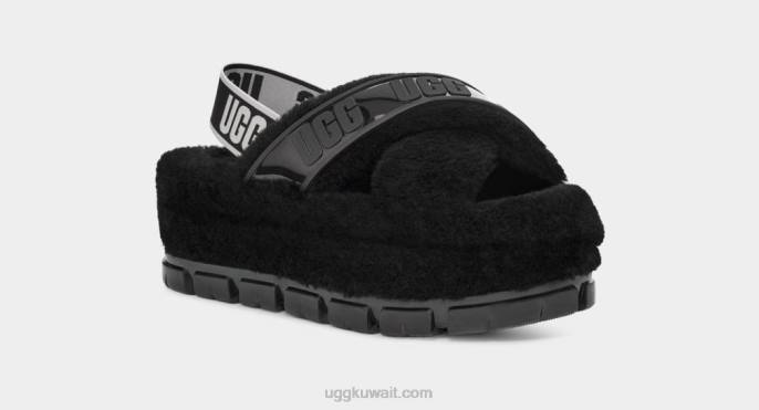 fuzzita واضح أسود نحيف UGG 08HB731