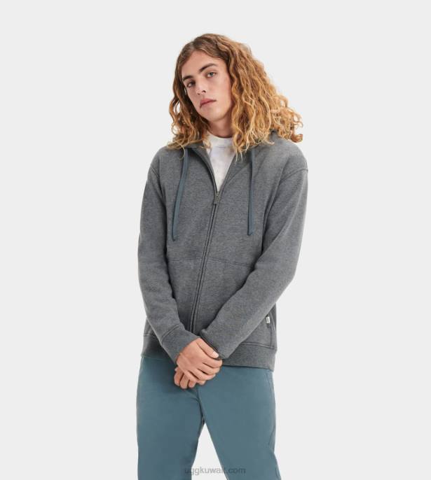 هودي بسحاب من gordon هيذر الفحم رجال UGG 08HB2344