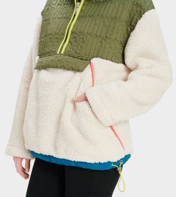 iggy sherpa كنزة صوفية نصف مضغوطة متعدد الطبيعي نحيف UGG 08HB2238