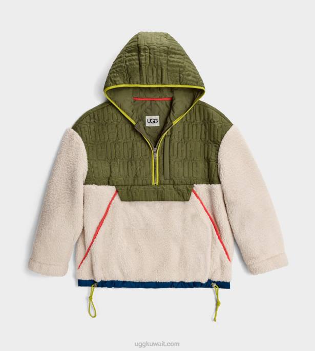 iggy sherpa كنزة صوفية نصف مضغوطة متعدد الطبيعي نحيف UGG 08HB2238