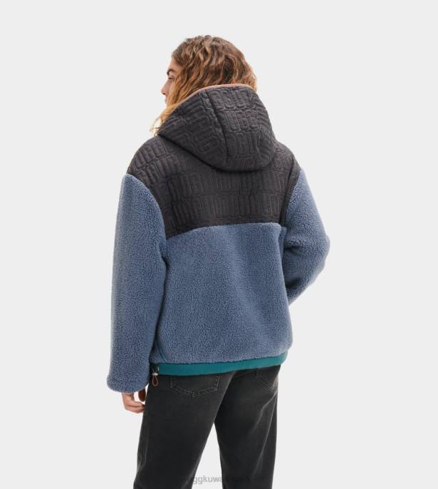 iggy sherpa كنزة صوفية نصف مضغوطة متعدد الأعاصير رجال UGG 08HB275