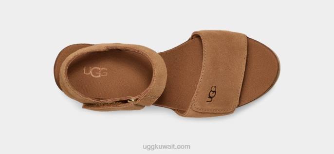 حزام ileana كستناء نحيف UGG 08HB558