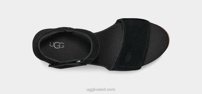 حزام ileana أسود نحيف UGG 08HB559
