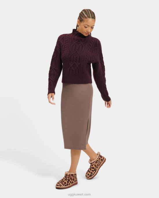 سترة متماسكة من janae تين نحيف UGG 08HB95