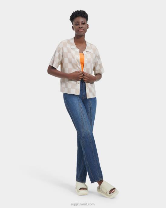 jeannie سترة buttondown نيمبوس / العتيقة نحيف UGG 08HB972