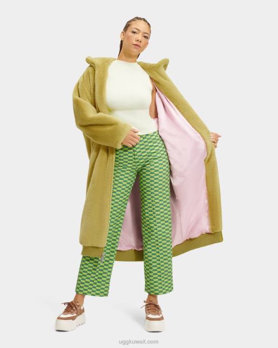 معطف فرو صناعي كبير الحجم من koko استمتع نحيف UGG 08HB1273