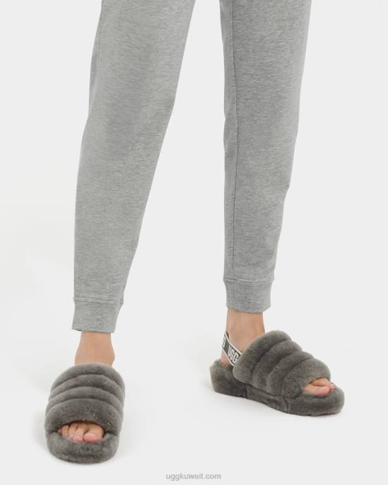 حذاء kylo micro terry jogger هيذر رمادي نحيف UGG 08HB1359