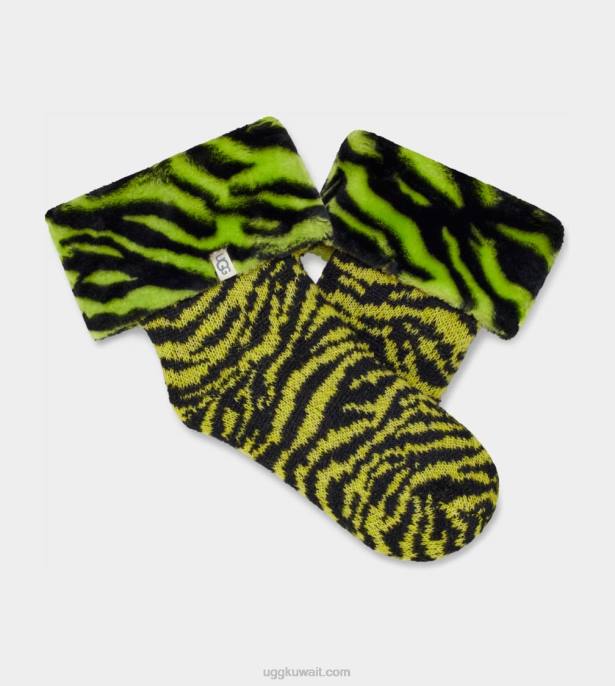 lita الصوف اصطف جورب مفتاح الجير النمر نحيف UGG 08HB769
