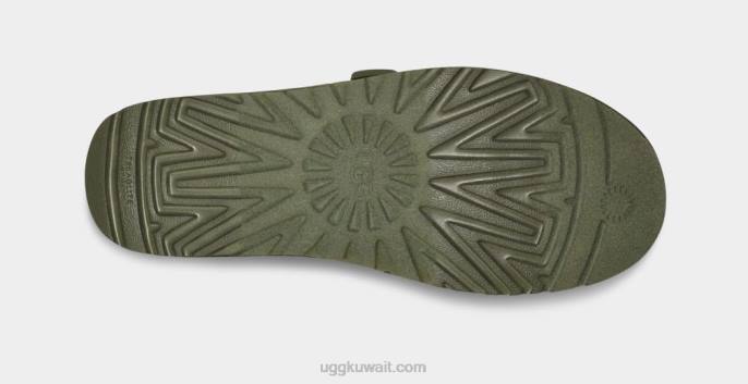 الكثبان الرملية الانزلاق على lta طحلب أخضر / برتقالي رجال UGG 08HB1566