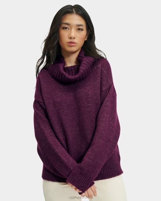 سترة lylah rollneck ميتاليك البرقوق العميق نحيف UGG 08HB1127