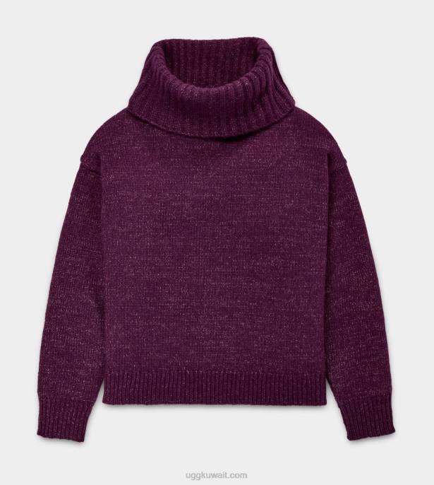 سترة lylah rollneck ميتاليك البرقوق العميق نحيف UGG 08HB1127
