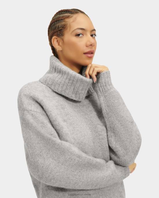 سترة lylah rollneck هيذر رمادي نحيف UGG 08HB91