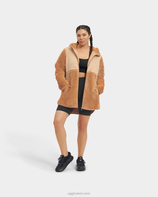 سترة شيربا النايلون makayla أولونغ نحيف UGG 08HB86