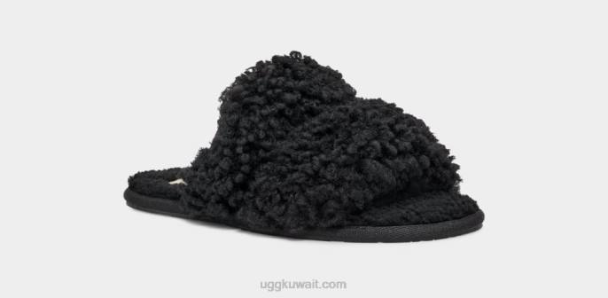 ماكسي مجعد scuffetta أسود نحيف UGG 08HB680