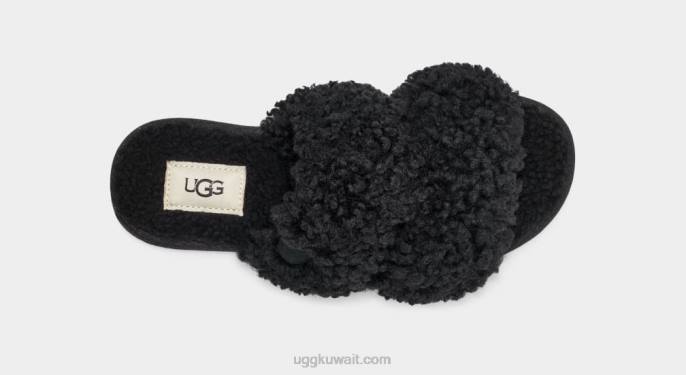 ماكسي مجعد scuffetta أسود نحيف UGG 08HB680