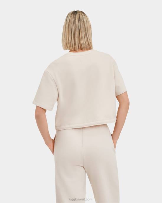 أعلى قصيرة الأكمام teagin العتيقة نحيف UGG 08HB2152